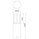 Kuzco - Alden 20" Exterior Bollard - Lights Canada