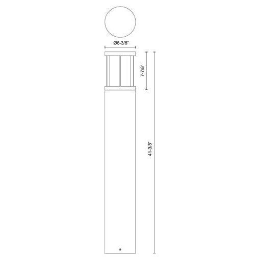 Kuzco - Alden 41" Exterior Bollard - Lights Canada