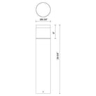 Kuzco - Hanover 30" Exterior Bollard - Lights Canada