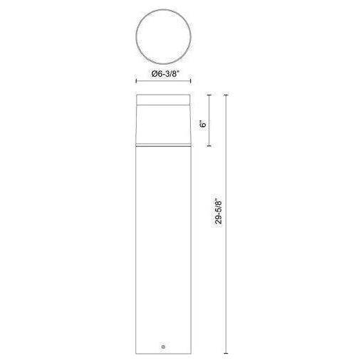 Kuzco - Hanover 30" Exterior Bollard - Lights Canada