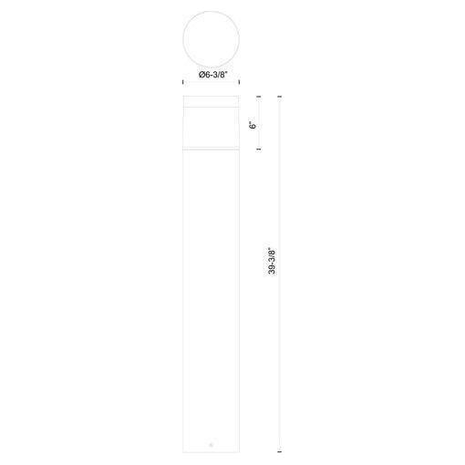 Kuzco - Hanover 40" Exterior Bollard - Lights Canada
