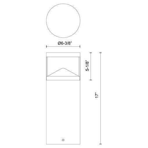 Kuzco - Glen 17" Exterior Bollard - Lights Canada