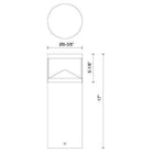 Kuzco - Glen 17" Exterior Bollard - Lights Canada