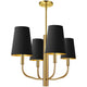 Dainolite - Eleanor 4-Light Chandelier - Lights Canada