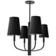 Dainolite - Eleanor 4-Light Chandelier - Lights Canada