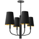 Dainolite - Eleanor 4-Light Chandelier - Lights Canada