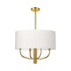 Dainolite - Eleanor 4-Light Chandelier - Lights Canada