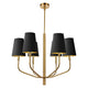 Dainolite - Eleanor 6-Light Chandelier - Lights Canada