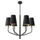 Dainolite - Eleanor 6-Light Chandelier - Lights Canada