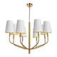 Dainolite - Eleanor 8-Light Chandelier - Lights Canada