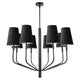 Dainolite - Eleanor 8-Light Chandelier - Lights Canada