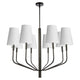 Dainolite - Eleanor 8-Light Chandelier - Lights Canada