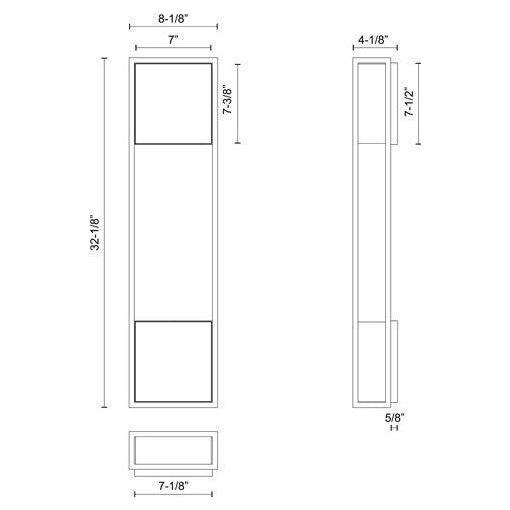 Kuzco - Vail 32" Exterior Wall - Lights Canada