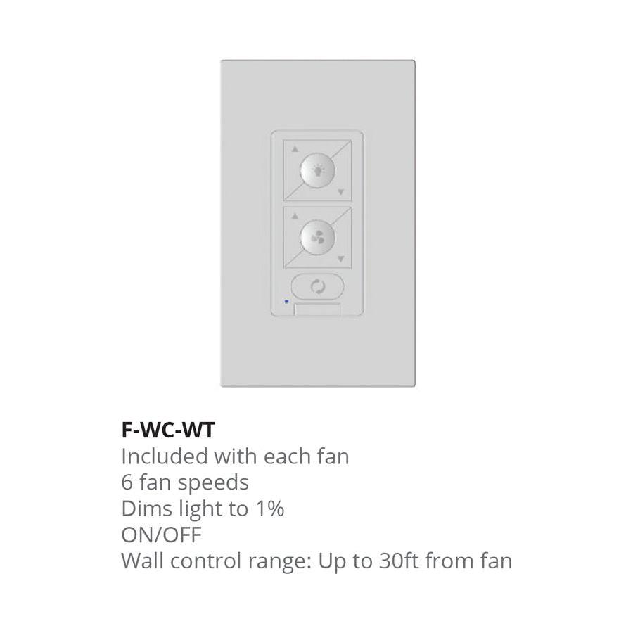 Modern Forms - 6-Speed RF Ceiling Fan Wall Control with Single Pole Wallplate - Lights Canada