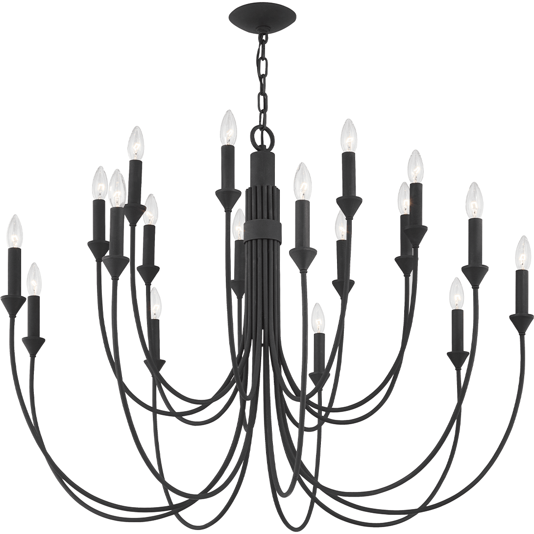 Troy - Cate 18-Light Chandelier - Lights Canada