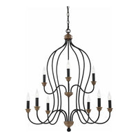 Hartsville 9-Light Chandelier (with Bulbs)