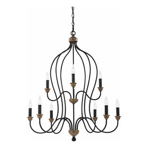 Generation Lighting - Hartsville 9-Light Chandelier (with Bulbs) - Lights Canada