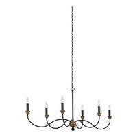 Hartsville 6-Light Chandelier (with Bulbs)
