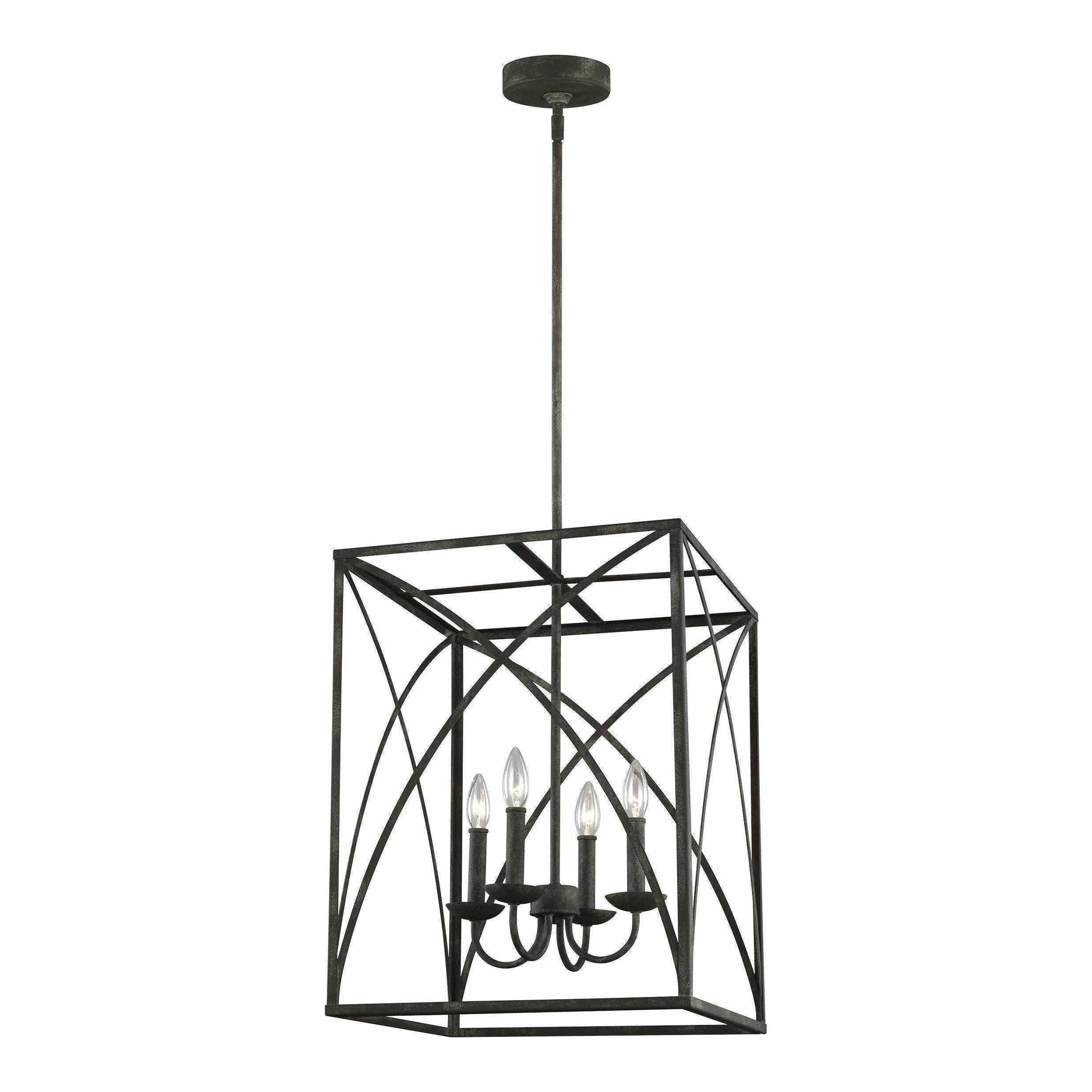 Generation Lighting - Greenbrier Medium 4-Light Pendant (with Bulbs) - Lights Canada