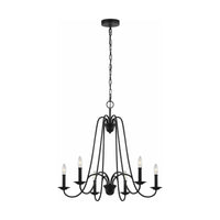 Boughton 6-Light Chandelier (with Bulbs)