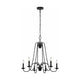 Generation Lighting - Boughton 6-Light Chandelier (with Bulbs) - Lights Canada