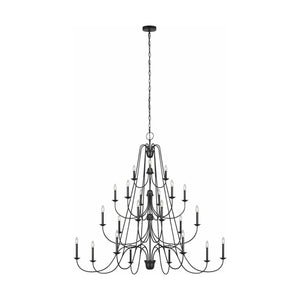 Generation Lighting - Boughton 24-Light Chandelier (with Bulbs) - Lights Canada