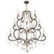 Bordeaux Chandelier Parisian Bronze