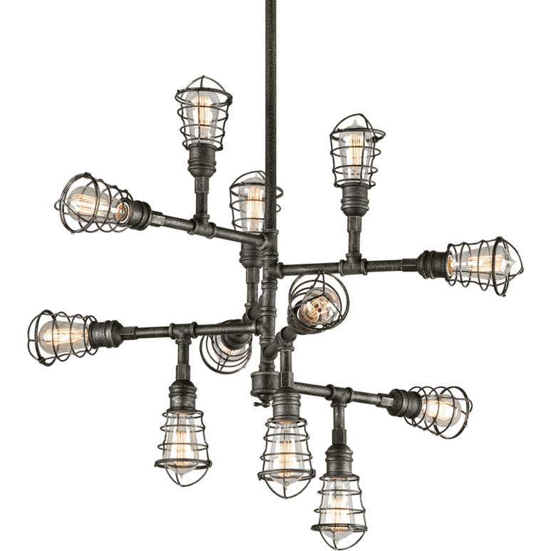 Troy - Conduit Chandelier - Lights Canada