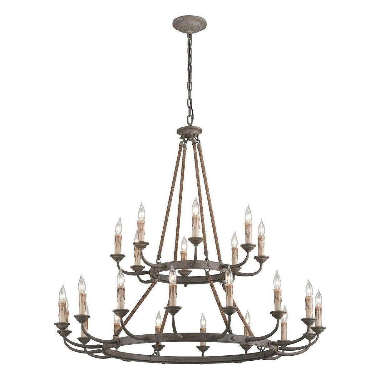 Cyrano Chandelier Earthen Bronze