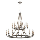Cyrano Chandelier Earthen Bronze