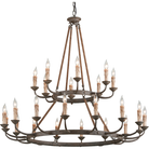 Cyrano Chandelier Earthen Bronze