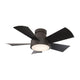 Modern Forms - Vox Indoor/Outdoor 5-Blade 38" Smart Flush Mount Ceiling Fan with LED Light Kit and Remote Control - Lights Canada