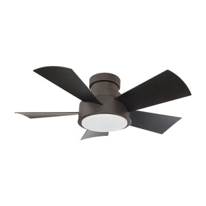 Modern Forms - Vox Indoor/Outdoor 5-Blade 38" Smart Flush Mount Ceiling Fan with LED Light Kit and Remote Control - Lights Canada