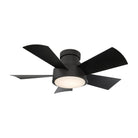 Modern Forms - Vox Indoor/Outdoor 5-Blade 38" Smart Flush Mount Ceiling Fan with LED Light Kit and Remote Control - Lights Canada