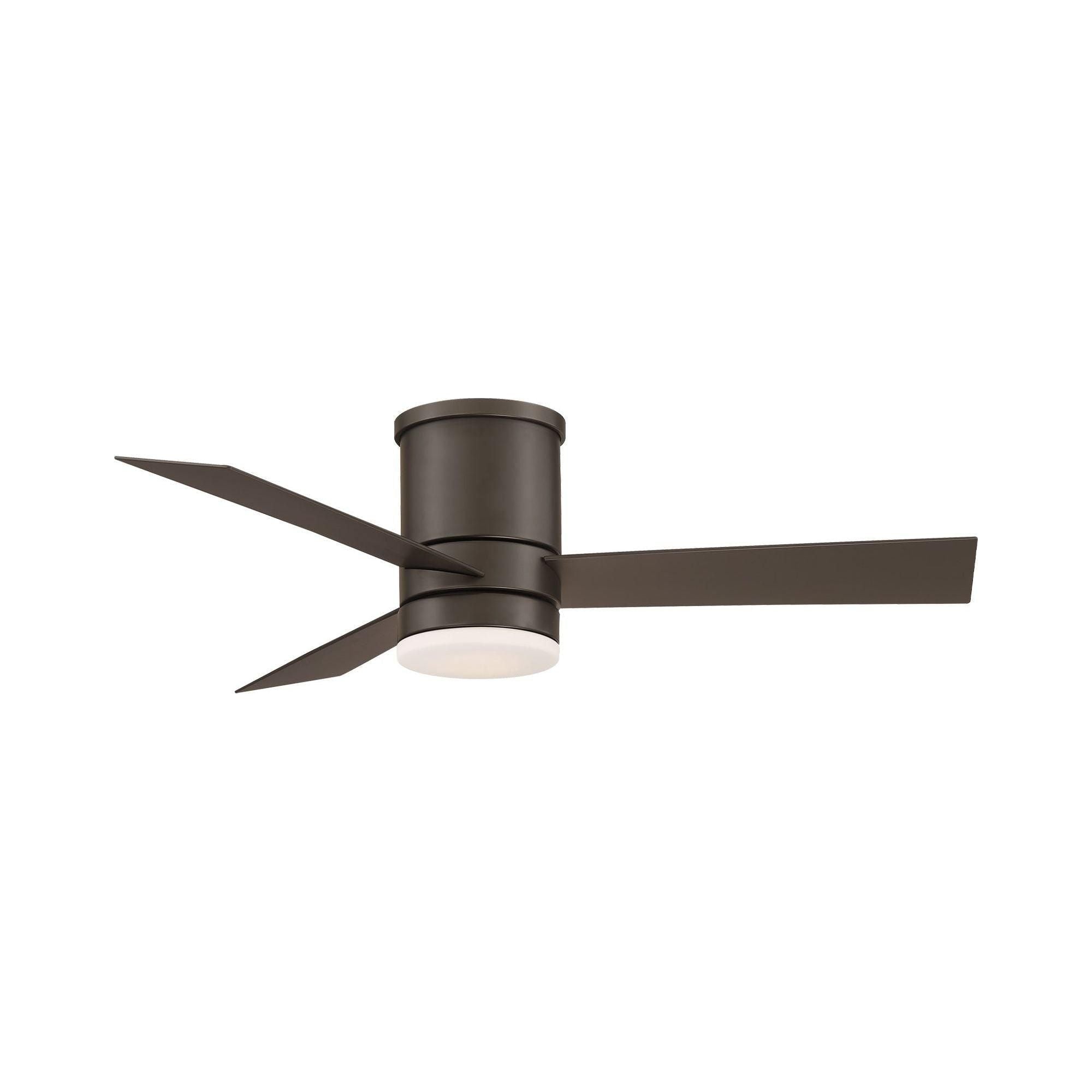 Modern Forms - Axis Indoor/Outdoor 3-Blade 44" Smart Flush Mount Ceiling Fan with LED Light Kit and Remote Control - Lights Canada