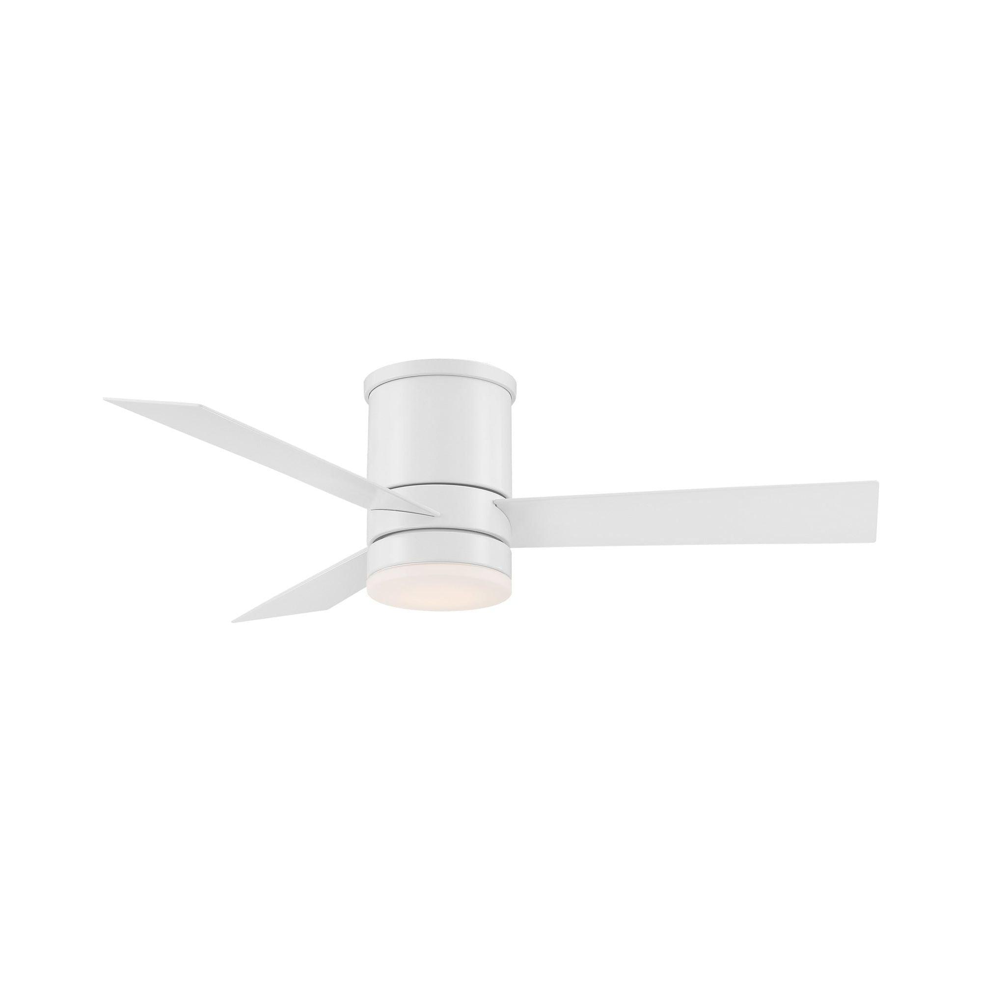 Modern Forms - Axis Indoor/Outdoor 3-Blade 44" Smart Flush Mount Ceiling Fan with LED Light Kit and Remote Control - Lights Canada