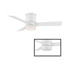 Modern Forms - Axis Indoor/Outdoor 3-Blade 44" Smart Flush Mount Ceiling Fan with LED Light Kit and Remote Control - Lights Canada