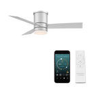 Modern Forms - Axis Indoor/Outdoor 3-Blade 44" Smart Flush Mount Ceiling Fan with LED Light Kit and Remote Control - Lights Canada