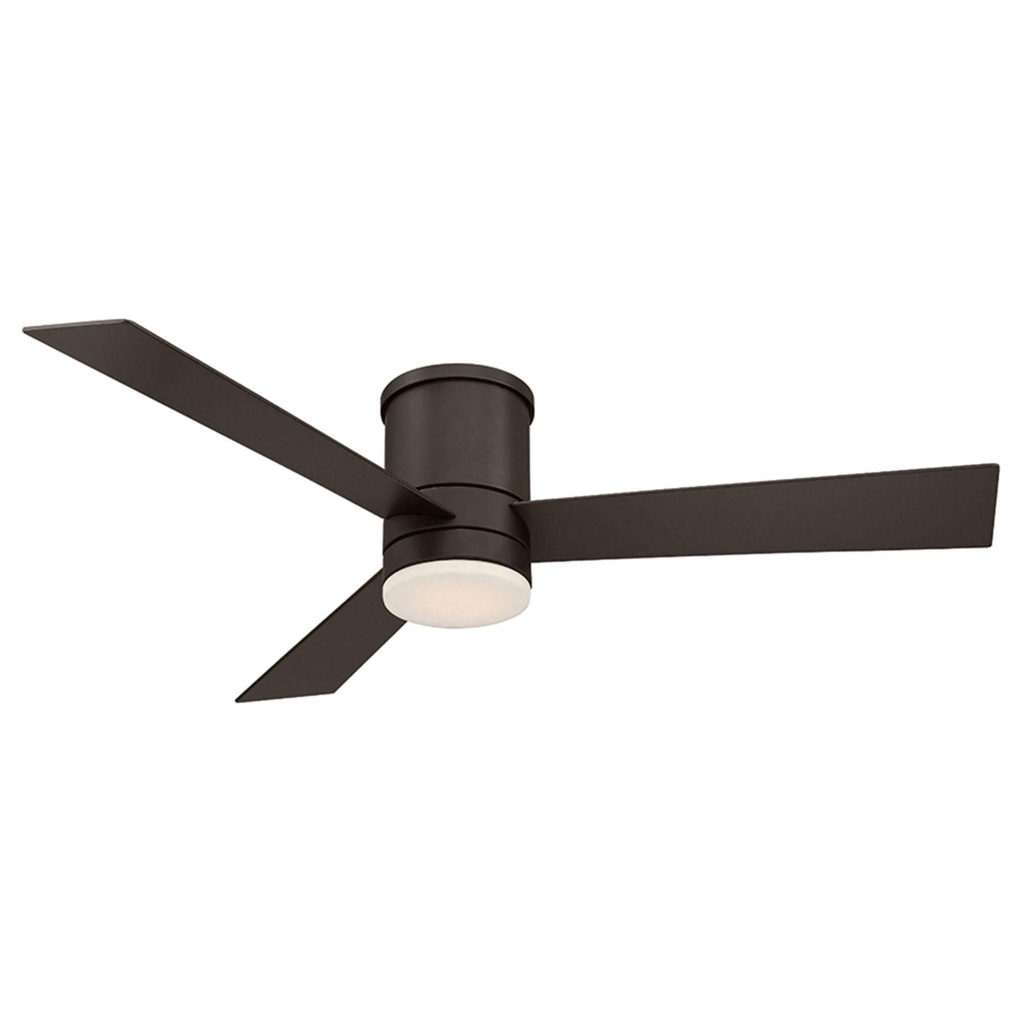 Modern Forms - Axis Indoor/Outdoor 3-Blade 52" Smart Flush Mount Ceiling Fan with LED Light Kit and Remote Control - Lights Canada