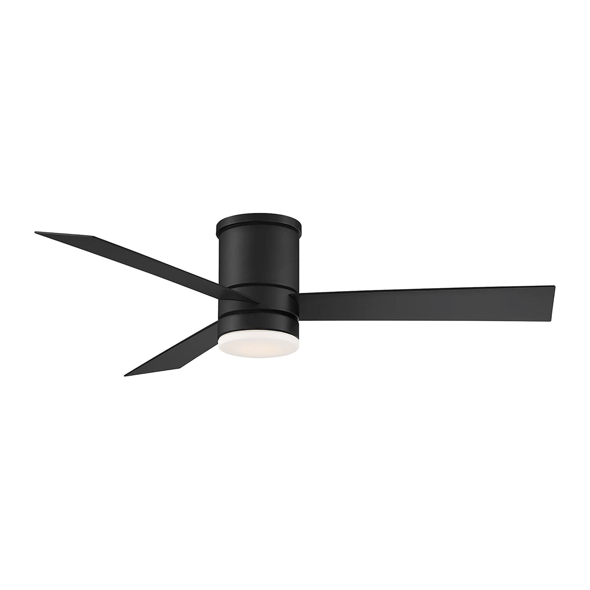 Modern Forms - Axis Indoor/Outdoor 3-Blade 52" Smart Flush Mount Ceiling Fan with LED Light Kit and Remote Control - Lights Canada