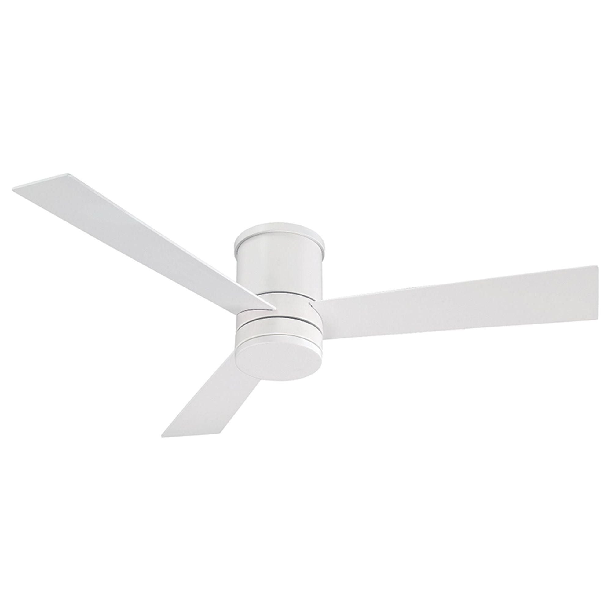 Modern Forms - Axis Indoor/Outdoor 3-Blade 52" Smart Flush Mount Ceiling Fan with LED Light Kit and Remote Control - Lights Canada
