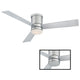 Modern Forms - Axis Indoor/Outdoor 3-Blade 52" Smart Flush Mount Ceiling Fan with LED Light Kit and Remote Control - Lights Canada