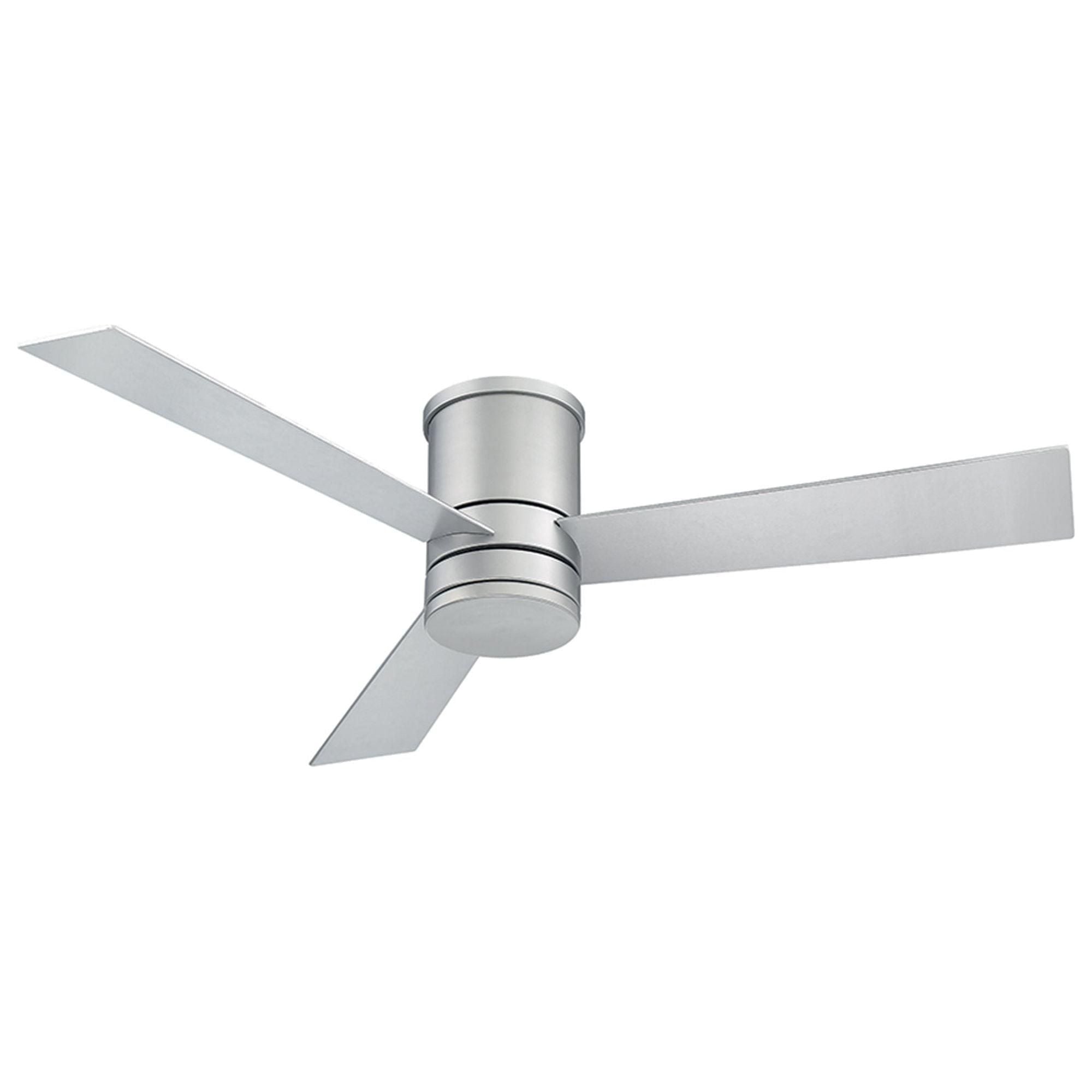 Modern Forms - Axis Indoor/Outdoor 3-Blade 52" Smart Flush Mount Ceiling Fan with LED Light Kit and Remote Control - Lights Canada