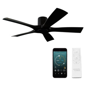 Modern Forms - Aviator Indoor/Outdoor 5-Blade 54" Smart Flush Mount Ceiling Fan with Remote Control - Lights Canada