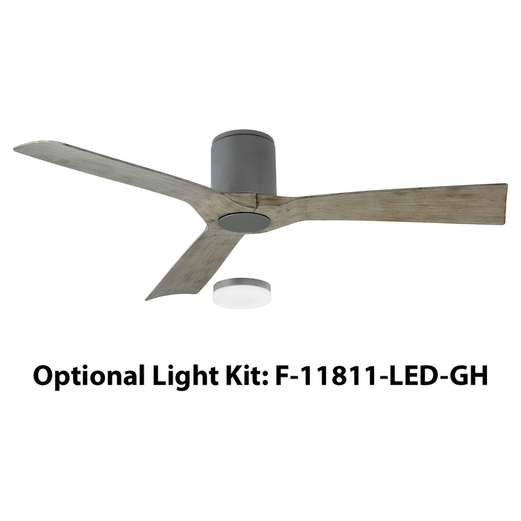 Modern Forms - Aviator Indoor/Outdoor 3-Blade 54" Smart Flush Mount Ceiling Fan with Remote Control - Lights Canada