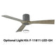 Modern Forms - Aviator Indoor/Outdoor 3-Blade 54" Smart Flush Mount Ceiling Fan with Remote Control - Lights Canada