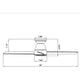 Modern Forms - Tip Top Indoor/Outdoor 3-Blade 44" Smart Flush Mount Ceiling Fan with LED Light Kit and Remote Control - Lights Canada
