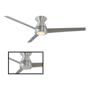 Modern Forms - Tip Top Indoor/Outdoor 3-Blade 52" Smart Flush Mount Ceiling Fan with LED Light Kit and Remote Control - Lights Canada