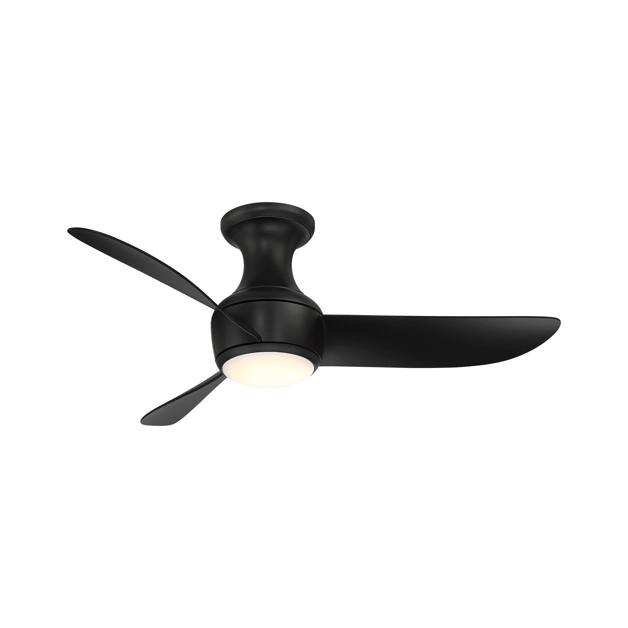 Modern Forms - Corona Indoor/Outdoor 3-Blade 44" Smart Flush Mount Ceiling Fan with LED Light Kit and Remote Control - Lights Canada