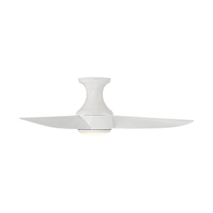 Modern Forms - Corona Indoor/Outdoor 3-Blade 44" Smart Flush Mount Ceiling Fan with LED Light Kit and Remote Control - Lights Canada